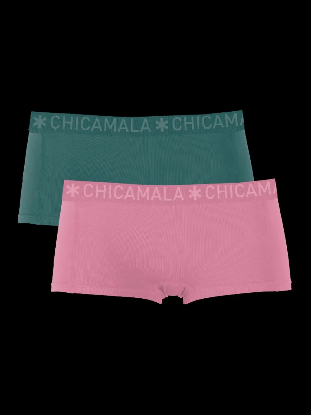 Dames 2-pack Boxershorts Effen-Muchachomalo Outlet