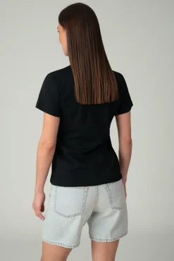 Dames T-Shirt Zwart-Muchachomalo Discount