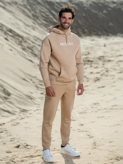 Heren Hoodie Beige-Muchachomalo Sale