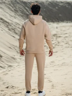 Heren Hoodie Beige-Muchachomalo Sale