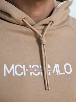 Heren Hoodie Beige-Muchachomalo Sale