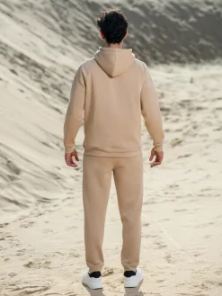 Heren Hoodie Beige-Muchachomalo Hot