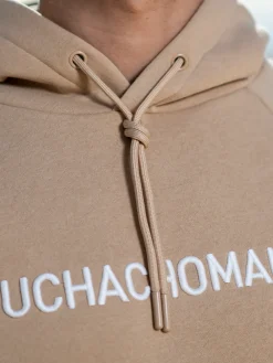 Heren Hoodie Beige-Muchachomalo Hot