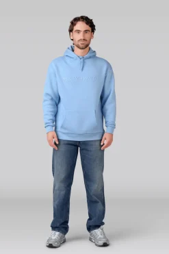 Heren Hoodie Lichtblauw-Muchachomalo Outlet