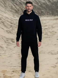 Heren Hoodie Zwart-Muchachomalo Sale