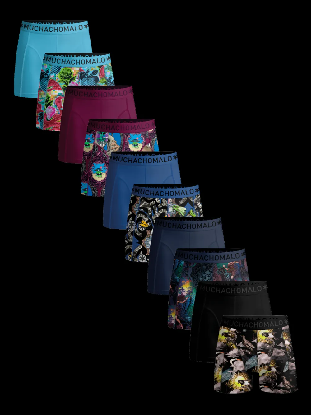 Heren 10-pack Boxershorts-Muchachomalo Best