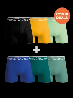 Heren 3+3-pack Boxershorts-Muchachomalo Best