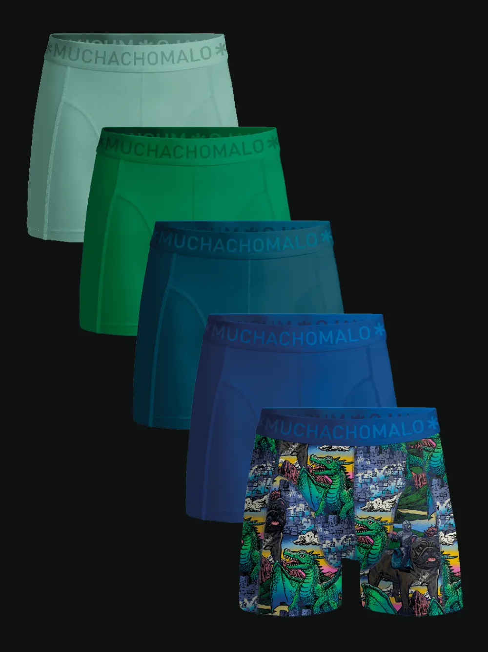 Heren 5-pack Boxershorts-Muchachomalo Discount