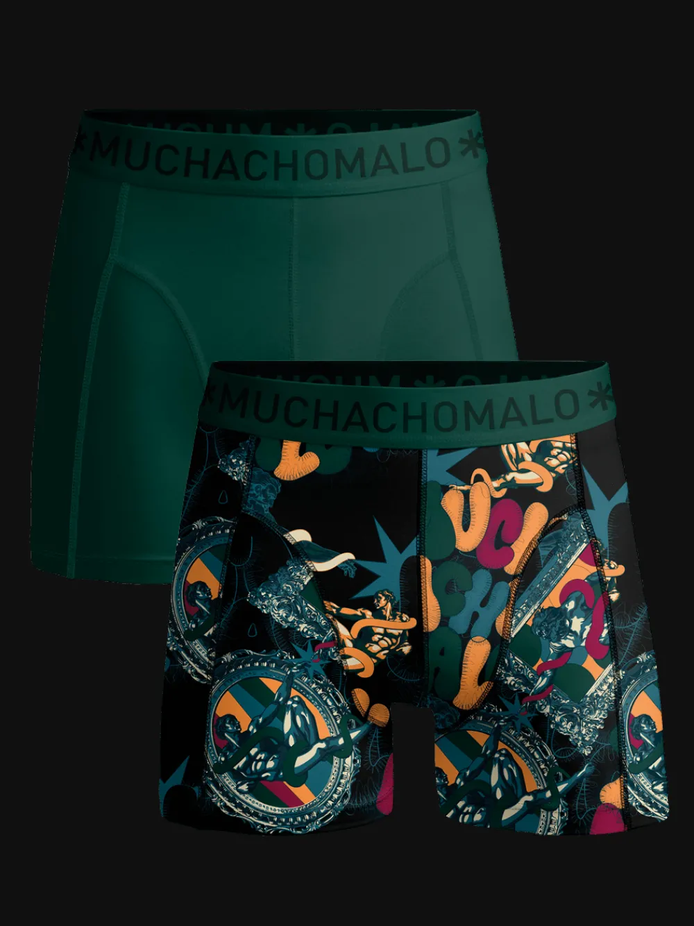 Heren 2-pack Boxershorts-Muchachomalo Outlet