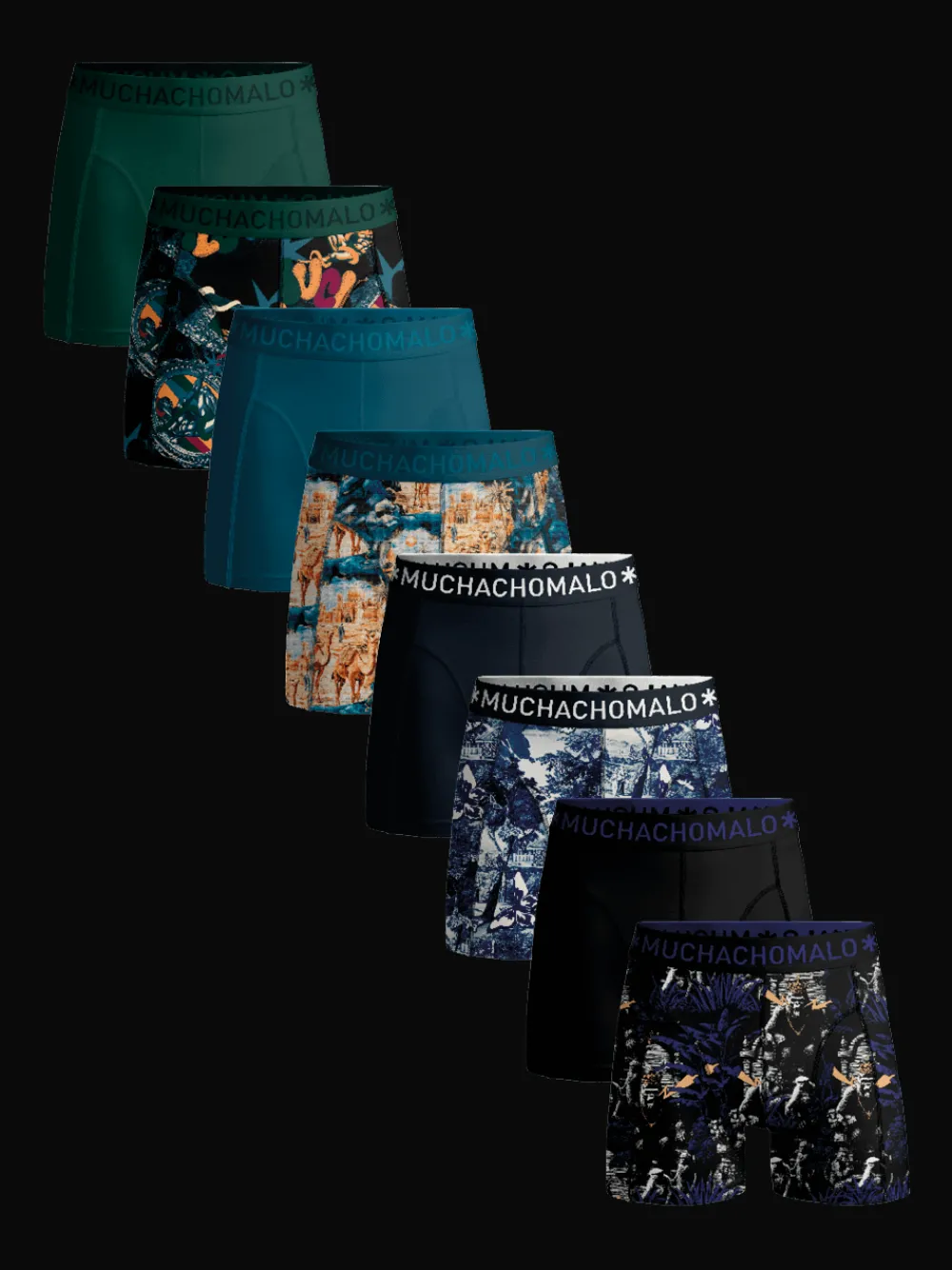 Heren 8-pack Boxershorts-Muchachomalo Best