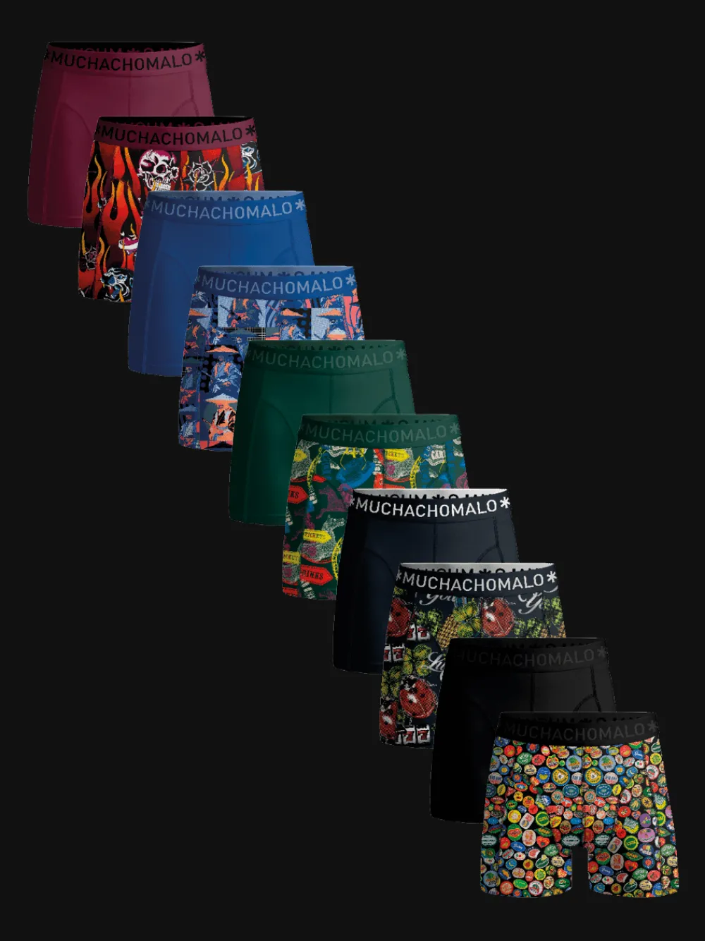Heren 10-pack Boxershorts-Muchachomalo Sale