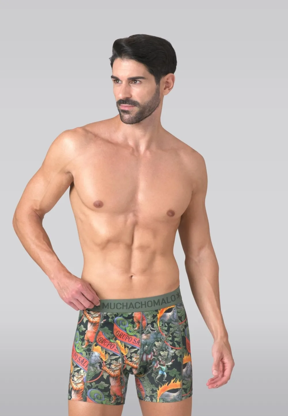 Heren 2-pack Boxershorts Circus Animals-Muchachomalo Best