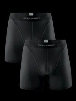 Heren 2-pack Boxershorts Effen-Muchachomalo