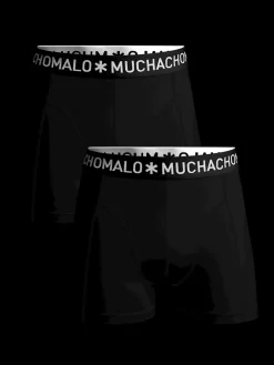 Heren 2-pack Boxershorts Effen-Muchachomalo Discount