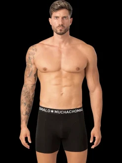 Heren 2-pack Boxershorts Effen-Muchachomalo Discount