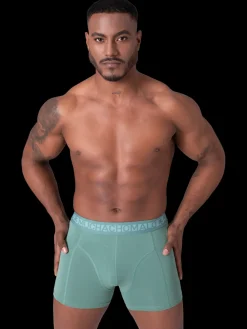 Heren 2-pack Boxershorts Effen-Muchachomalo Clearance