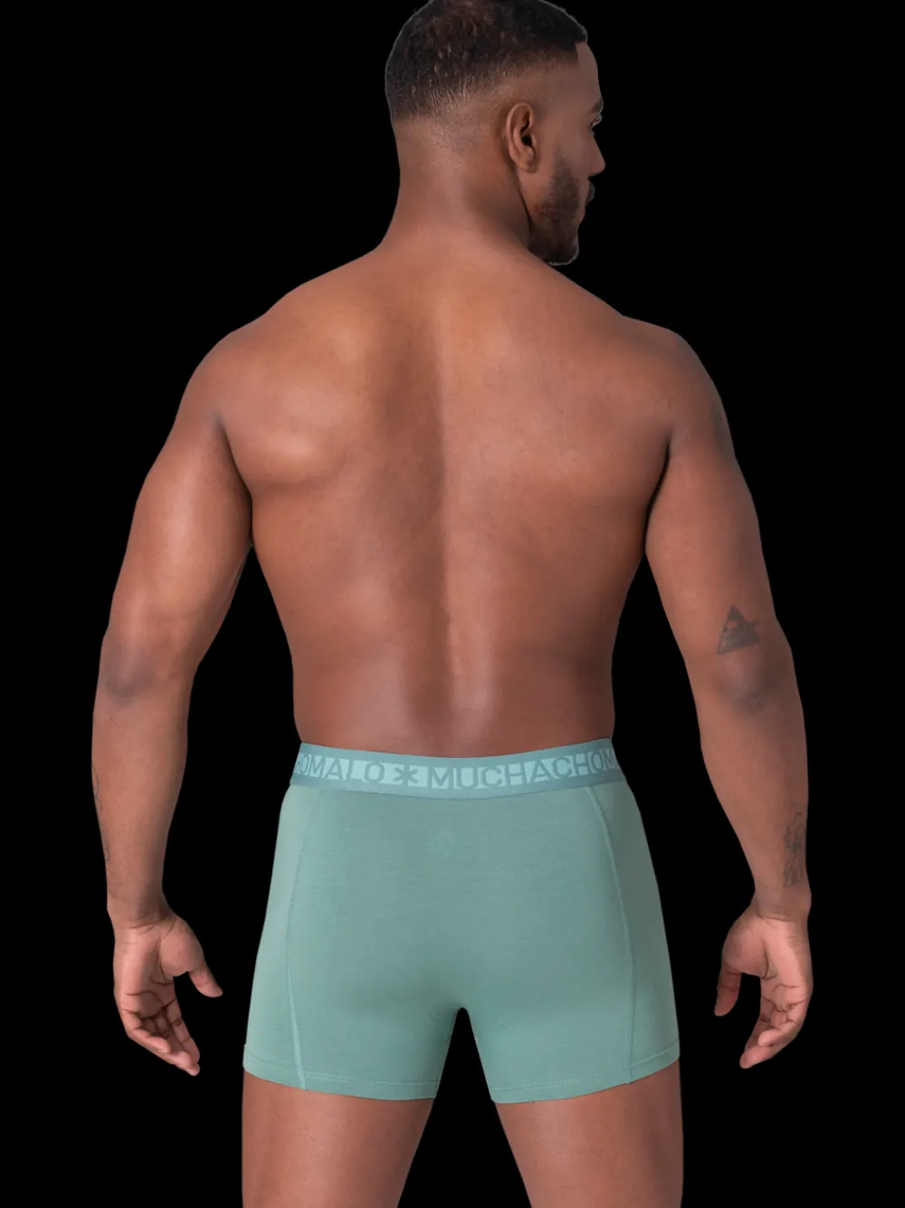 Heren 2-pack Boxershorts Effen-Muchachomalo Clearance