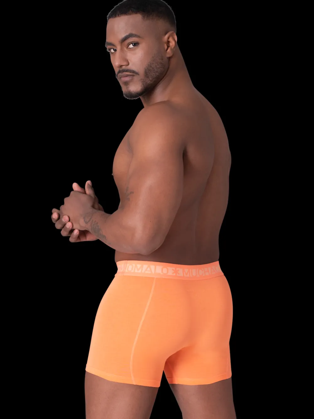 Heren 2-pack Boxershorts Effen-Muchachomalo Clearance