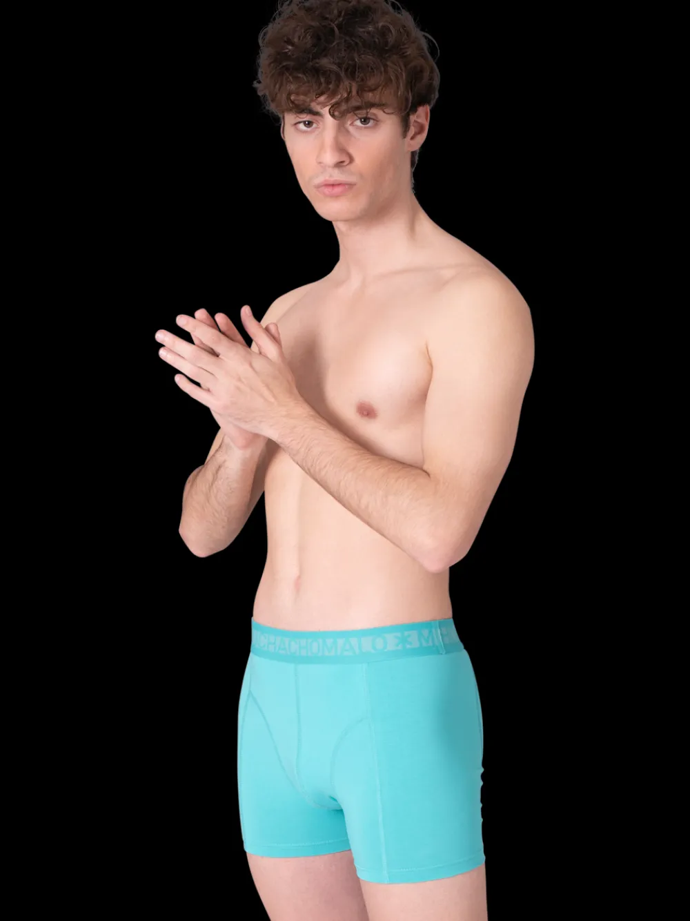 Heren 2-pack Boxershorts Effen-Muchachomalo Clearance