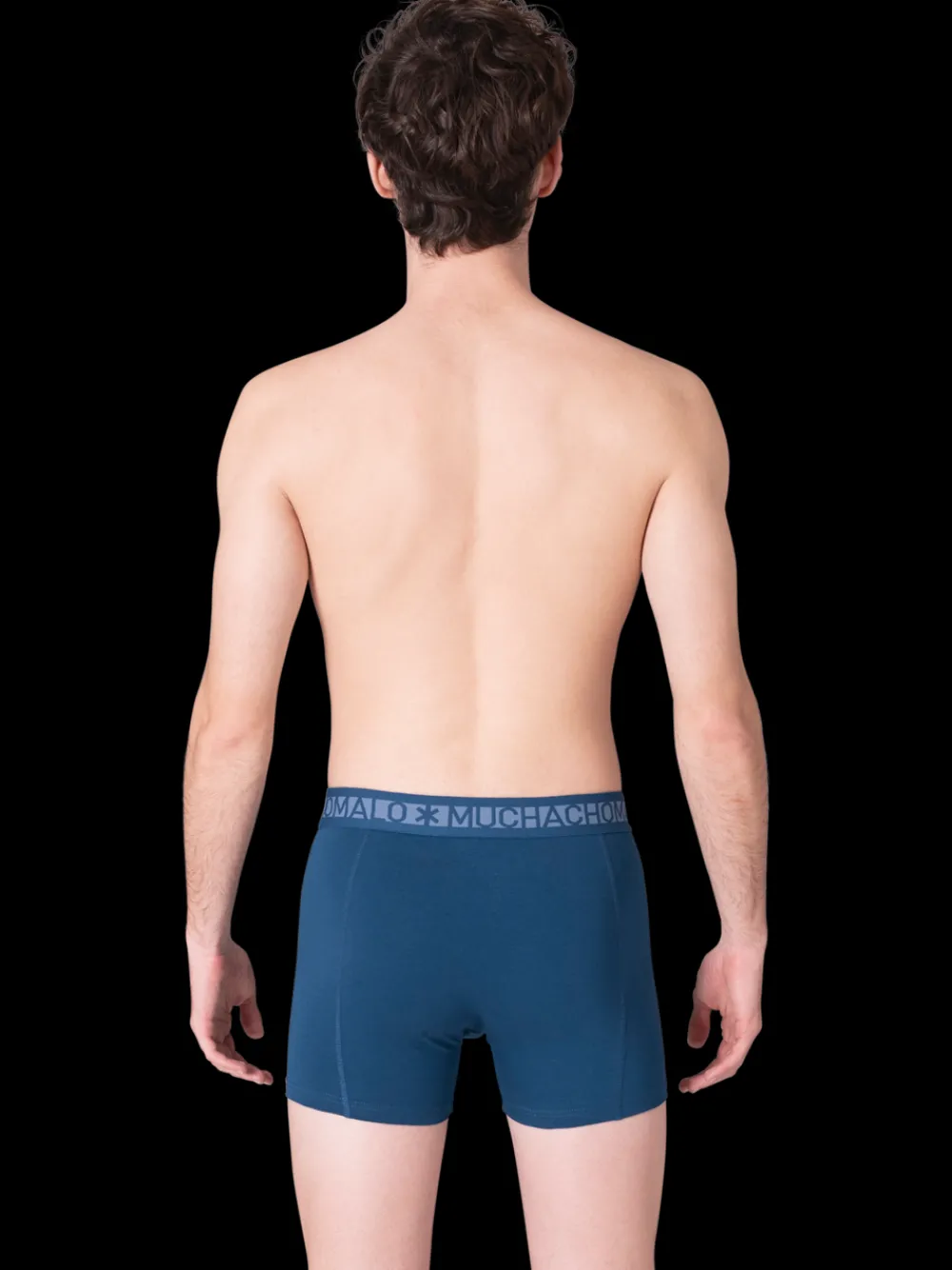 Heren 2-pack Boxershorts Effen-Muchachomalo Clearance