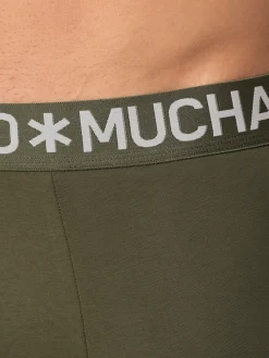 Heren 4-pack Boxershorts Effen Licht Katoen-Muchachomalo Outlet