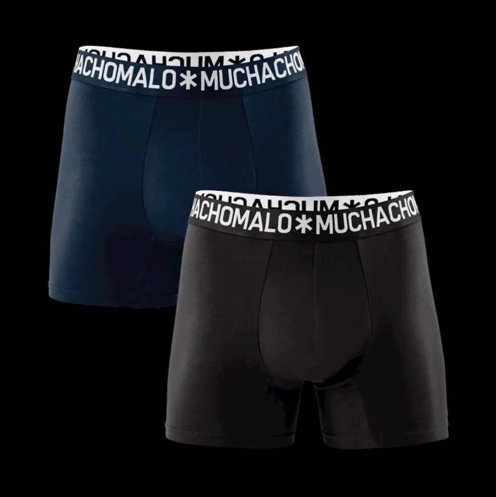 Heren 2-pack Boxershorts Effen Licht Katoen-Muchachomalo