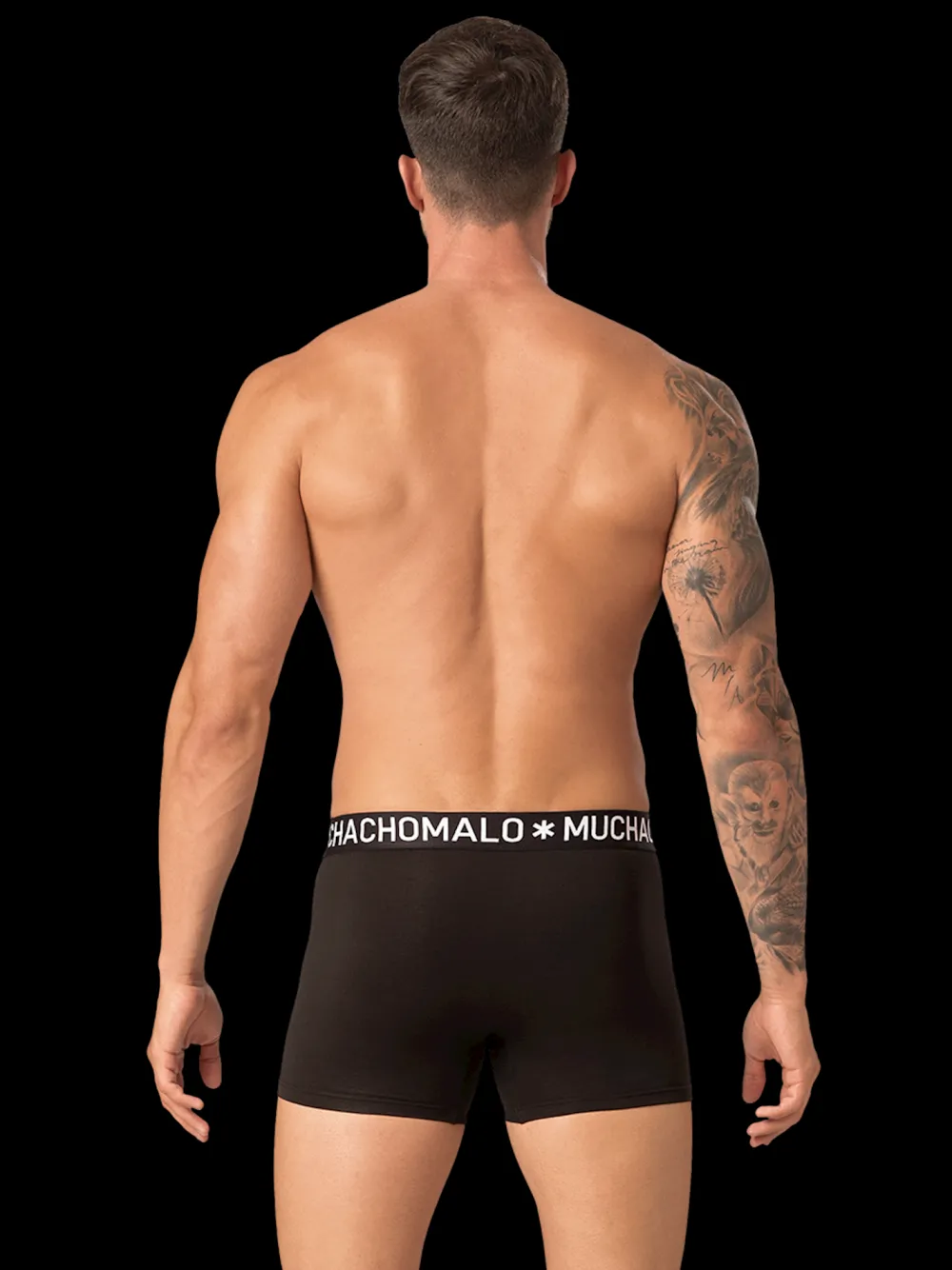 Heren 2-pack Boxershorts Effen Licht Katoen-Muchachomalo