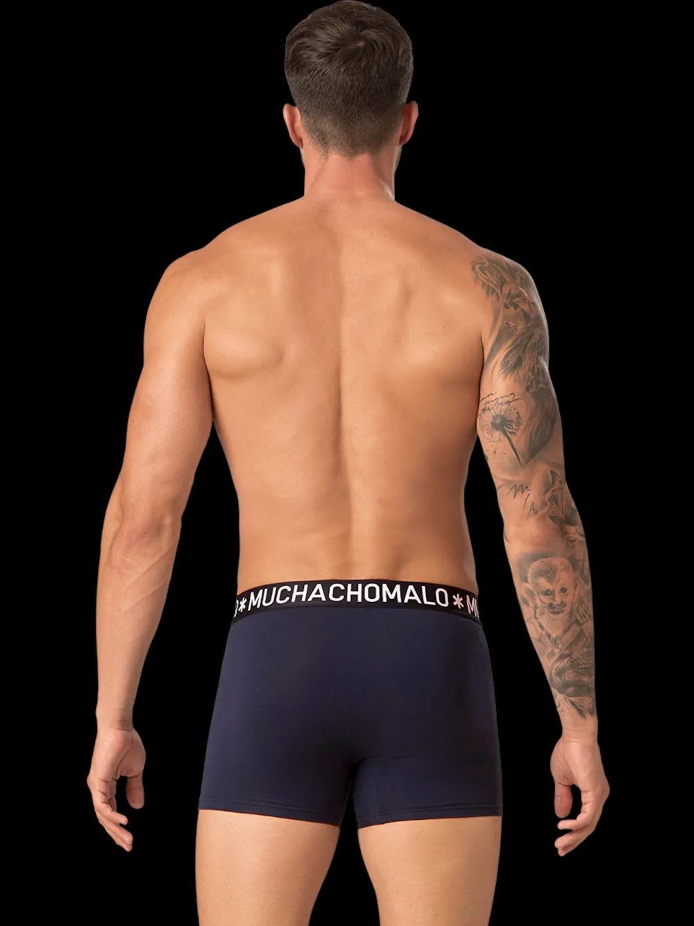 Heren 2-pack Boxershorts Effen Licht Katoen-Muchachomalo