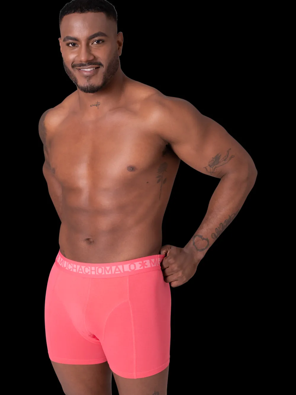 Heren 2-pack Boxershorts Effen-Muchachomalo Sale