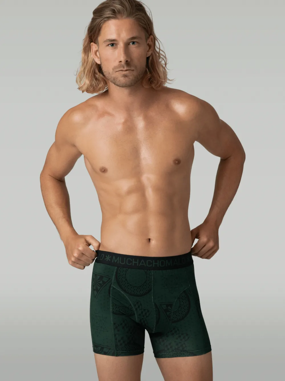 Heren 2-pack Boxershorts Geometric-Muchachomalo