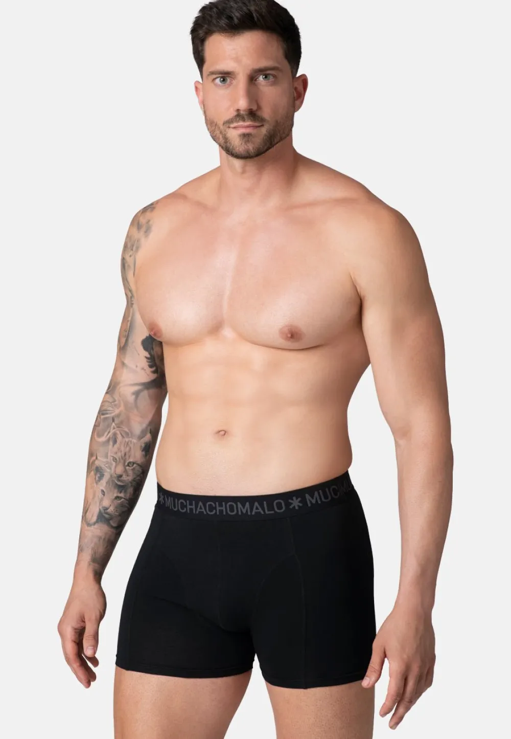 Heren 3-pack Boxershorts Licht Katoen-Muchachomalo Online