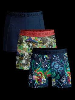 Heren 3-pack Boxershorts New School-Muchachomalo Clearance