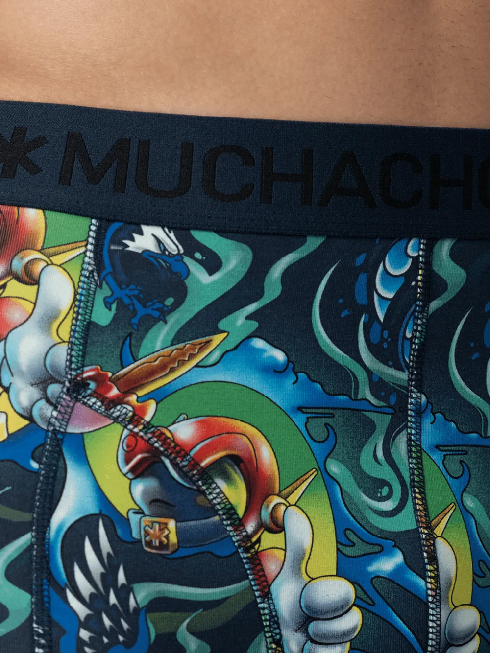 Heren 3-pack Boxershorts New School-Muchachomalo Clearance