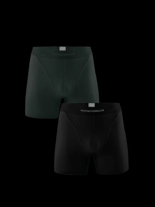 Heren 2-pack Boxershorts Pima Cotton-Muchachomalo Clearance