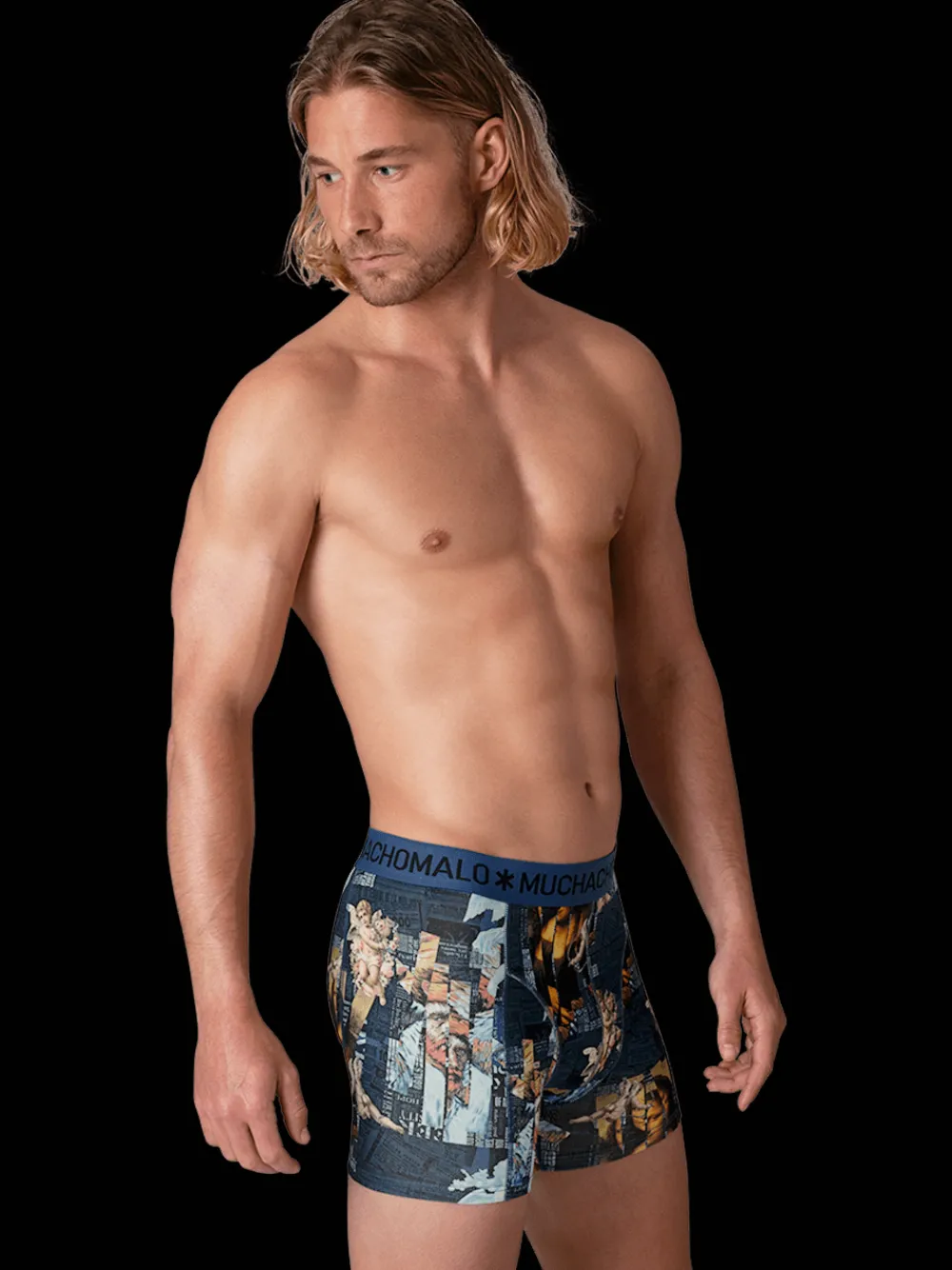 Heren 12-pack Boxershorts Print/Effen-Muchachomalo Online