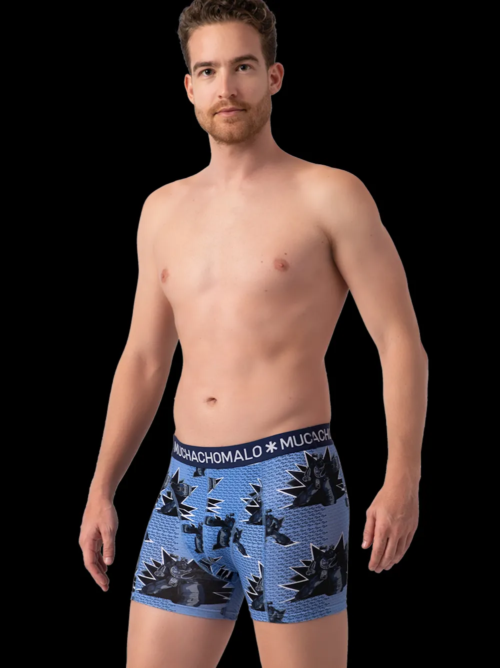 Heren 2+2-pack Boxershorts Print-Muchachomalo Discount