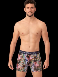 Heren 2+2-pack Boxershorts Print-Muchachomalo Hot