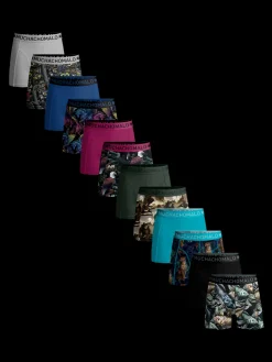 Heren 12-pack Boxershorts Print/Effen-Muchachomalo Sale
