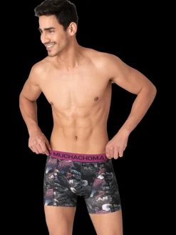Heren 12-pack Boxershorts Print/Effen-Muchachomalo Sale
