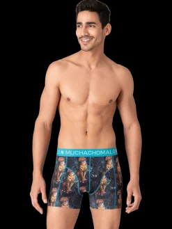 Heren 12-pack Boxershorts Print/Effen-Muchachomalo Sale