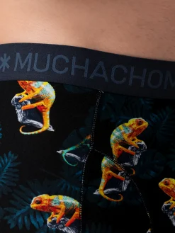 Heren 3-pack Boxershorts Print/Effen-Muchachomalo Sale