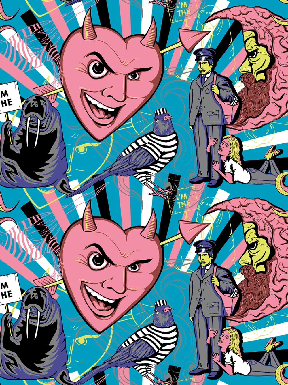 Heren 2+2-pack Boxershorts Print/Effen-Muchachomalo Best