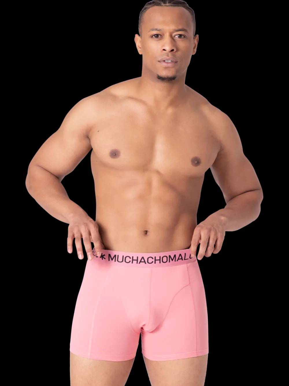 Heren 2+2-pack Boxershorts Print/Effen-Muchachomalo Best