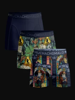 Heren 3-pack Boxershorts Pussboots Wizardoz-Muchachomalo