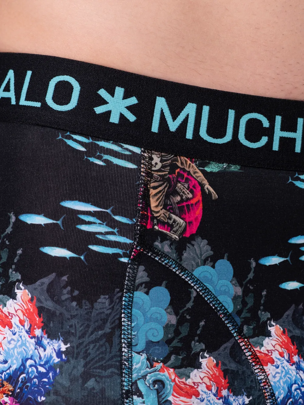 Heren 2-pack Boxershorts Water Elements-Muchachomalo Clearance