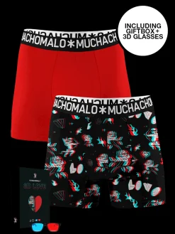 Heren 2-pack 3D Print-Muchachomalo Outlet