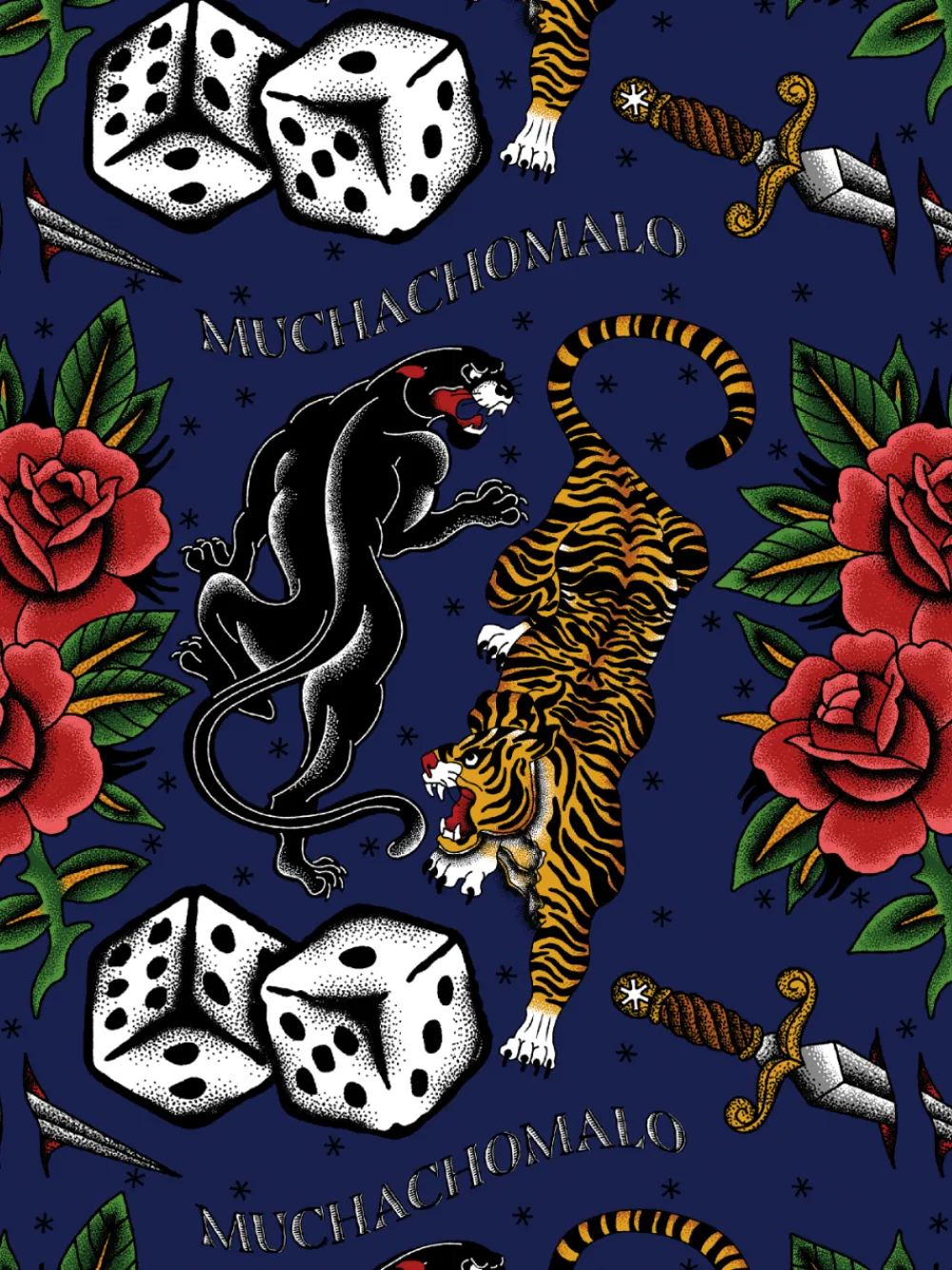 Heren 10-pack Light Cotton-Muchachomalo New