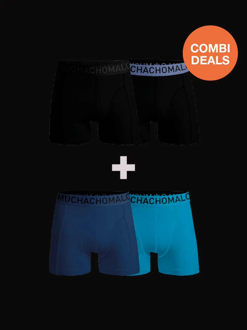 Heren 2+2-pack Microfiber-Muchachomalo Clearance