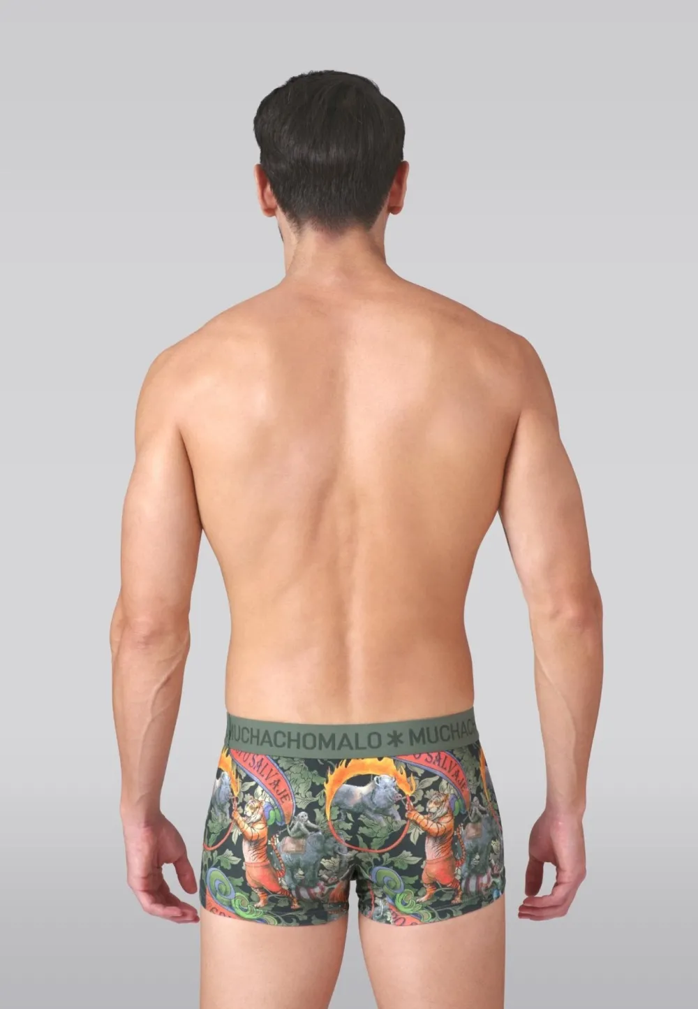 Heren 3-pack Trunks Circus Animals-Muchachomalo New