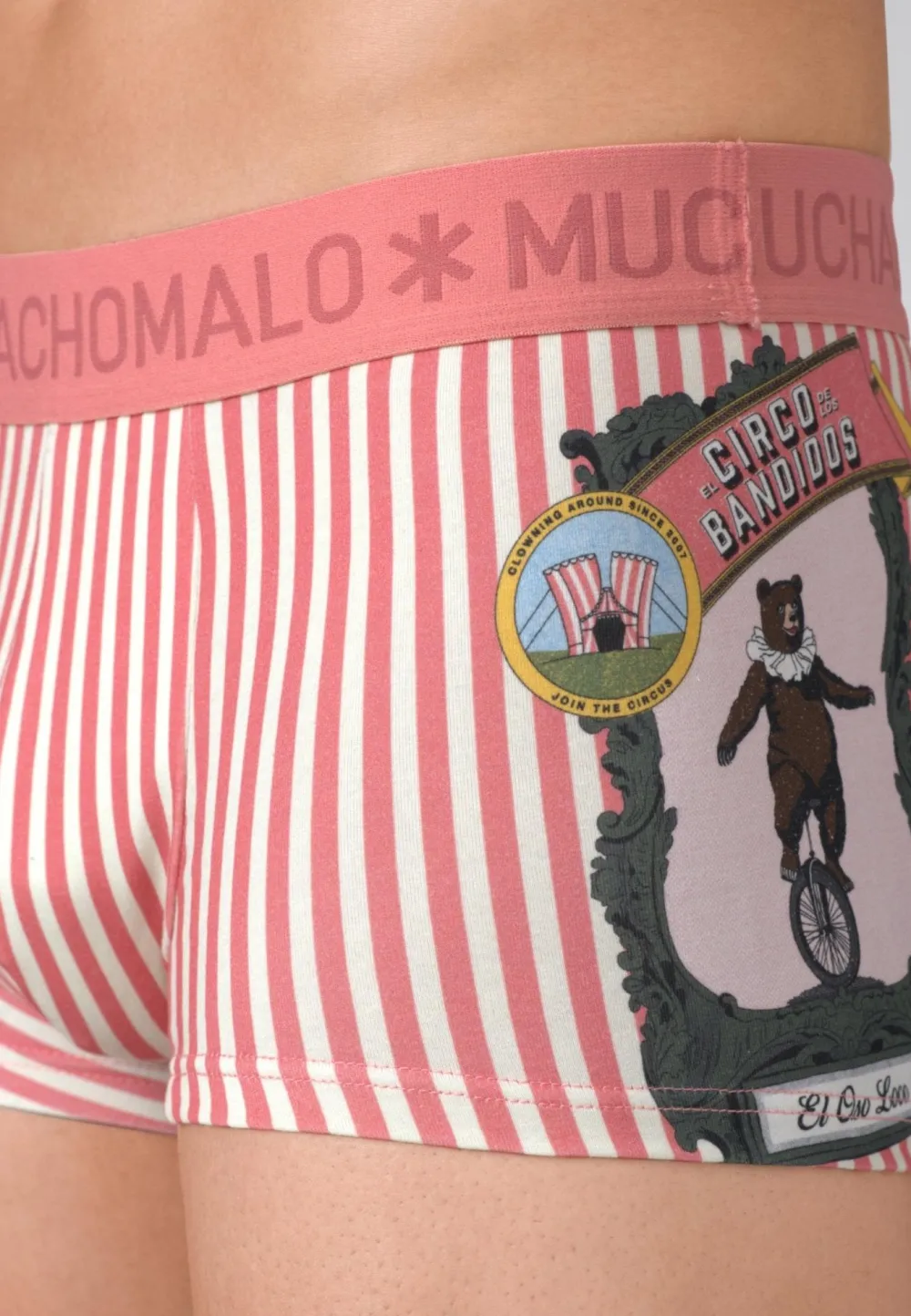 Heren 3-pack Trunks Circus Animals-Muchachomalo New